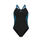 ARENA OPENINGS SWIMSUIT V BACK - BLACK/BLUE