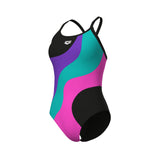ARENA MULTI SLICES SWIMSUIT LIGHTDROP BACK