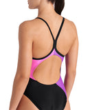 ARENA MULTI SLICES SWIMSUIT LIGHTDROP BACK