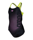 GIRL'S ARENA DIM LIGHT SWIMSUIT SWIM PRO BACK L BLACK