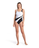 ARENA SWIMSUIT LILIANA U BACK - BLACK/WHITE