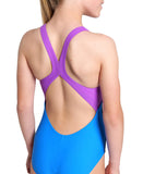 GIRL'S ARENA IN THE CLOUDS SWIMSUIT V BACK