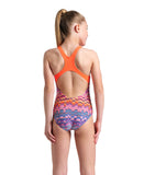 GIRL'S ARENA ONDULATION SWIMSUIT SWIM PRO BACK - MULTI