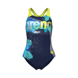GIRL'S ARENA LIGHT TRICKS SWIMSUIT SWIM PRO BACK
