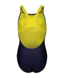 GIRL'S ARENA LIGHT TRICKS SWIMSUIT SWIM PRO BACK