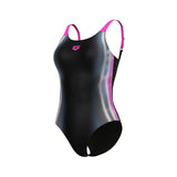 ARENA SMILE SWIMSUIT U BACK - BLACK/PINK