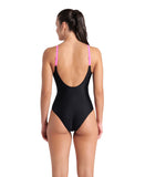 ARENA SMILE SWIMSUIT U BACK - BLACK/PINK