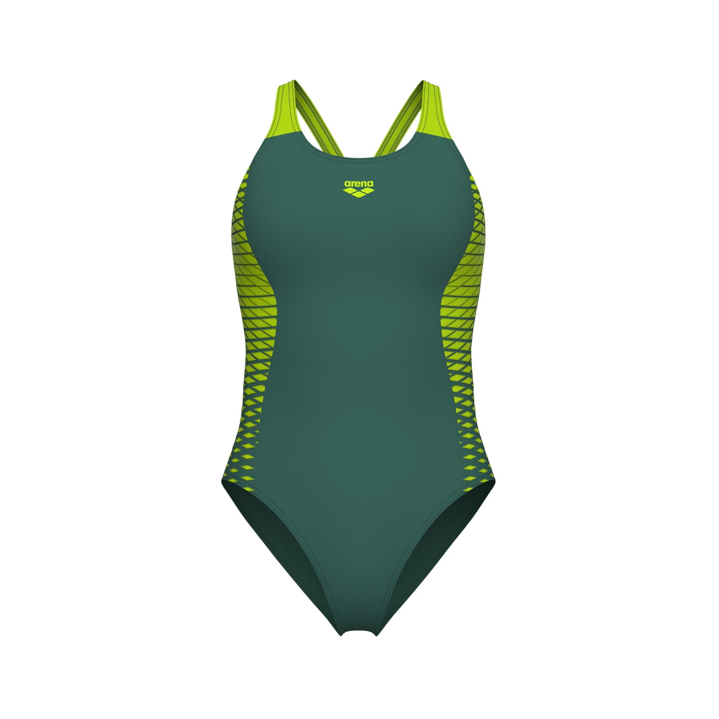 WOMEN'S ARENA OPENINGS SWIMSUIT V BACK MANGROVE