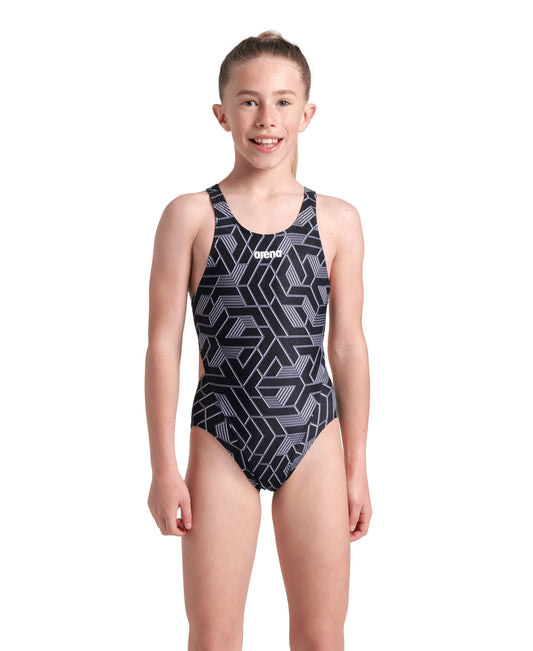 GIRL'S ARENA ESCAPE SWIMSUIT SWIM TECH L