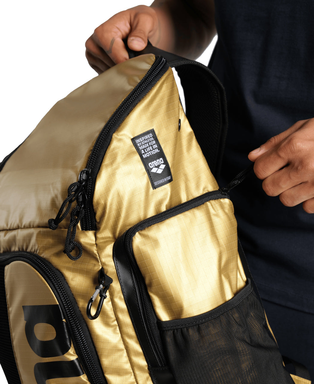 SPIKY III BACKPACK 45 ALLOVER - GOLD