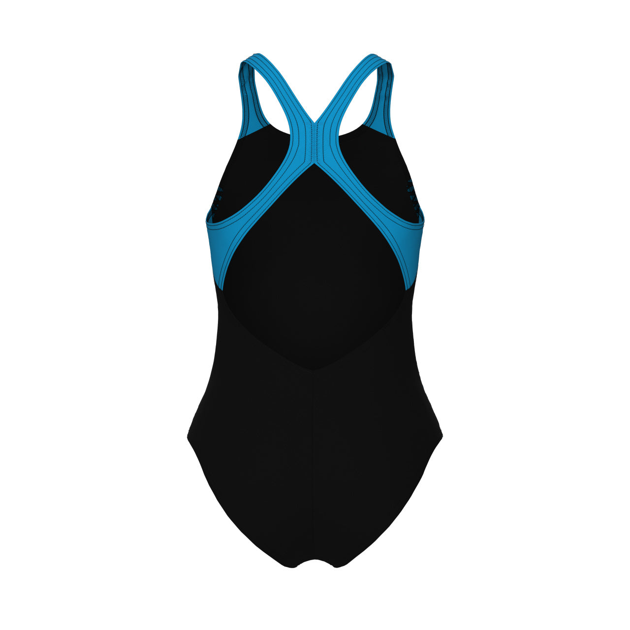 ARENA REFLECTING SWIMSUIT SWIM PRO BACK - BLACK/BLUE