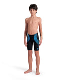 BOY'S  ARENA OPENINGS SWIM JAMMER BLACK-TURQUOISE