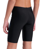 BOY'S  ARENA OPENINGS SWIM JAMMER BLACK-TURQUOISE