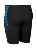 BOY'S  ARENA OPENINGS SWIM JAMMER BLACK-TURQUOISE