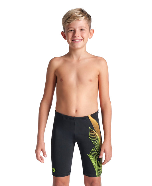 BOY'S ARENA SEA WATER SWIM JAMMER BLACK