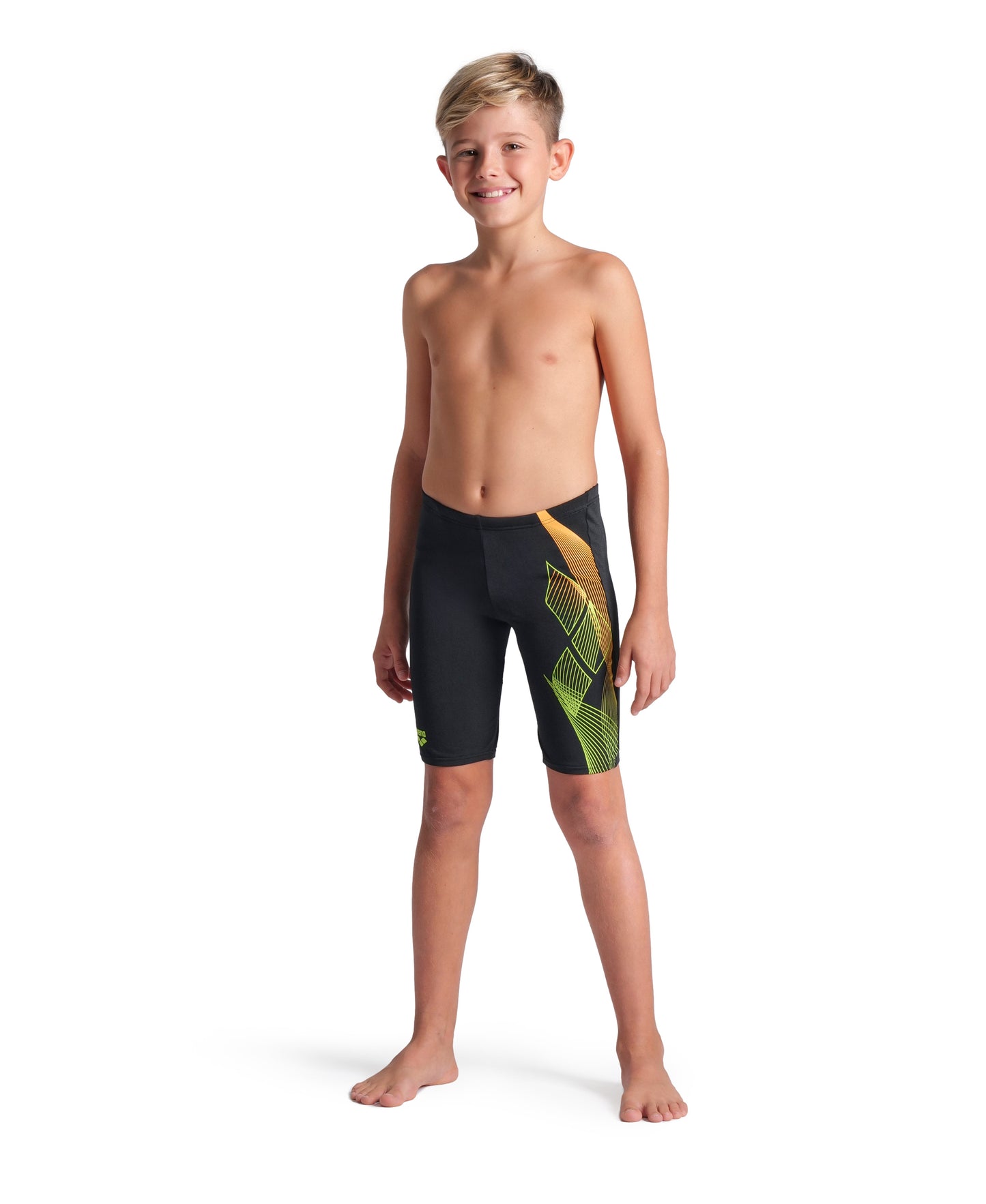 BOY'S ARENA SEA WATER SWIM JAMMER BLACK