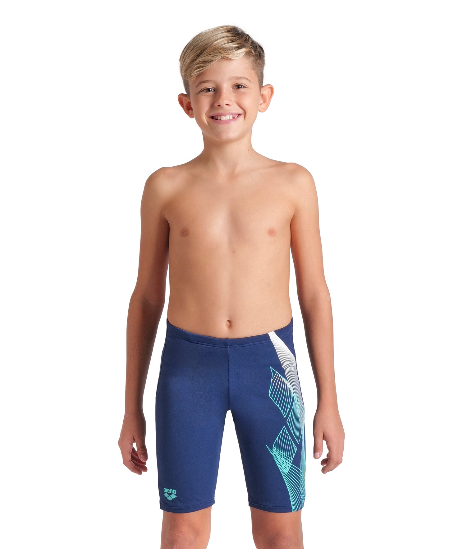 BOY'S ARENA SEA WATER SWIM JAMMER NAVY