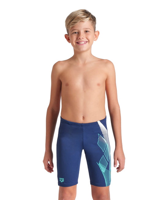 BOY'S ARENA SEA WATER SWIM JAMMER NAVY