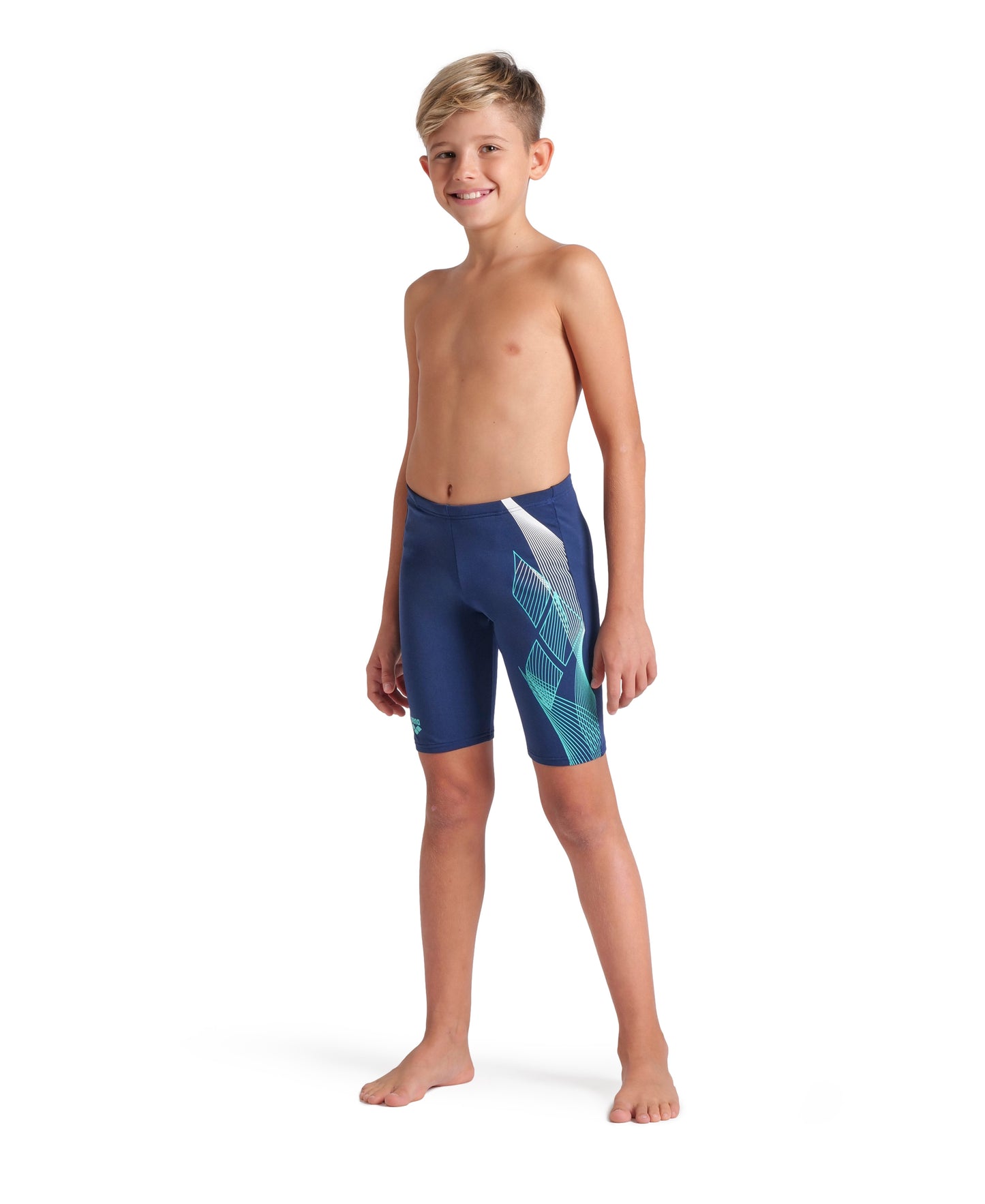 BOY'S ARENA SEA WATER SWIM JAMMER NAVY