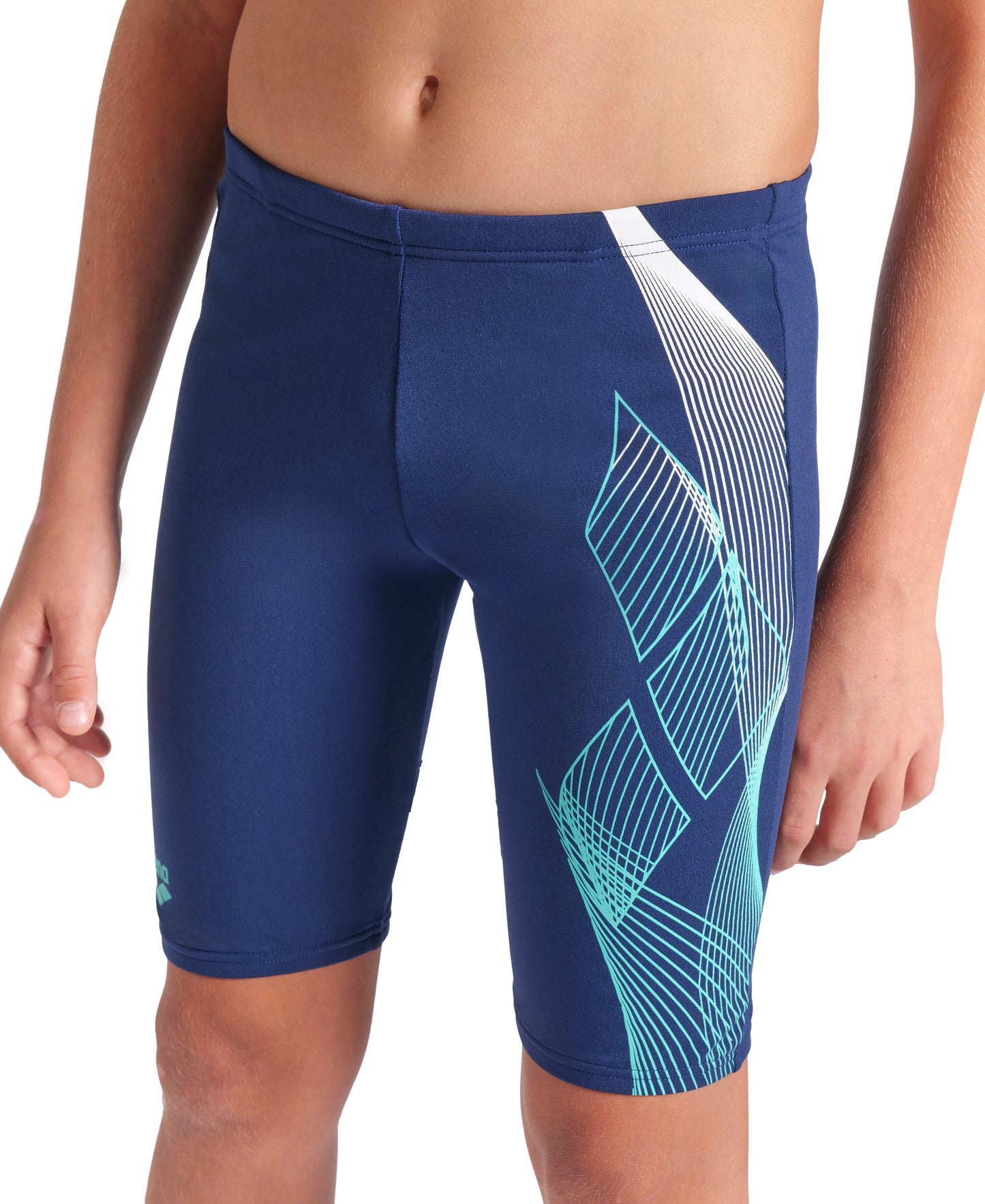 BOY'S ARENA SEA WATER SWIM JAMMER NAVY