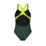 WOMEN'S ARENA POSEIDONIA SWIMSUIT SWIM PRO BACK DARK SAGE