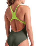 WOMEN'S ARENA POSEIDONIA SWIMSUIT SWIM PRO BACK DARK SAGE