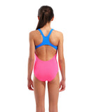 GIRL'S ARENA POSEIDONIA SWIMSUIT SWIM PRO BACK PINK