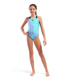 Arena Multi Colours Badedragt Pige - Multi/Sort