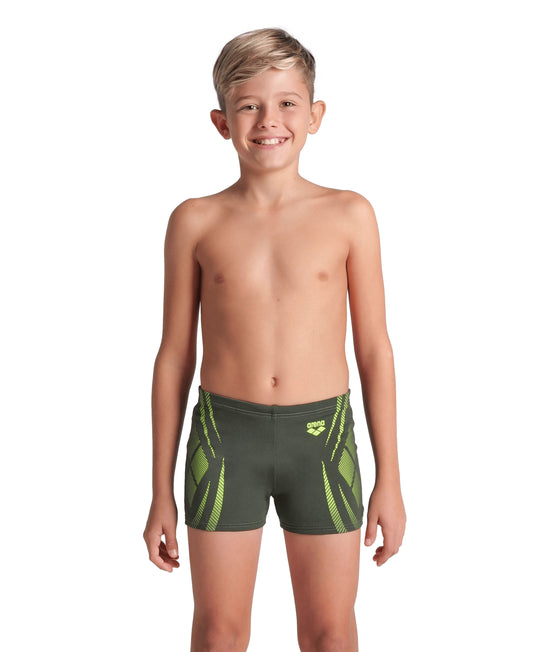 BOY'S ARENA POSEIDONIA SWIM SHORT DARK SAGE