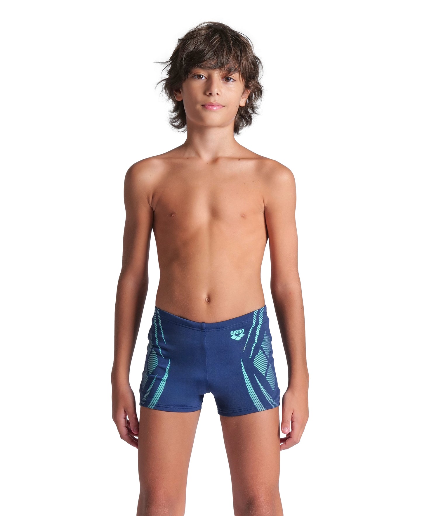 BOY'S ARENA POSEIDONIA SWIM SHORT NAVY-WATER