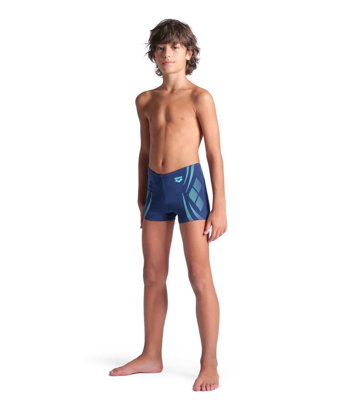 BOY'S ARENA POSEIDONIA SWIM SHORT NAVY-WATER