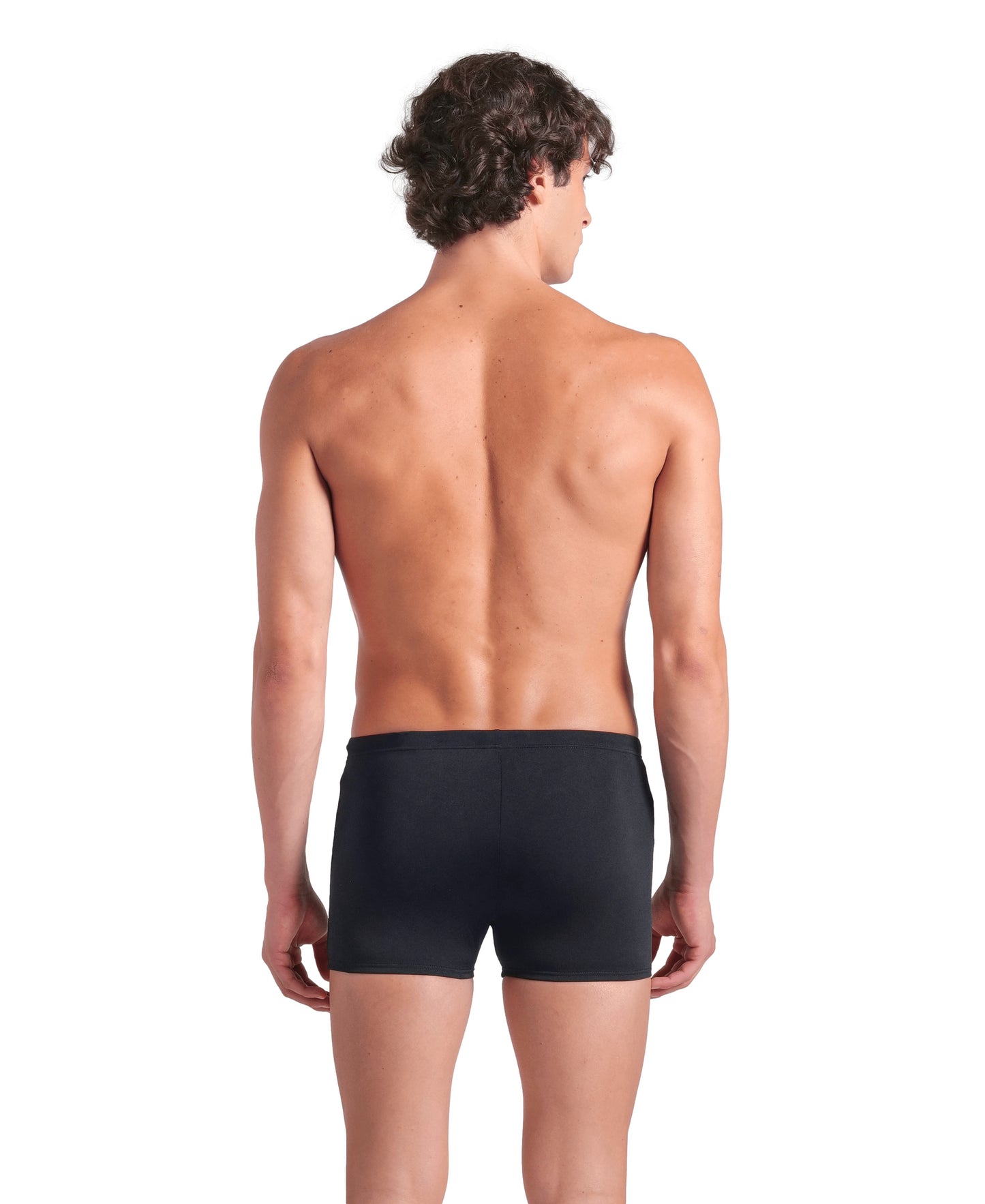 MEN'S ARENA POSEIDONIA SWIM SHORT BLACK-WHITE