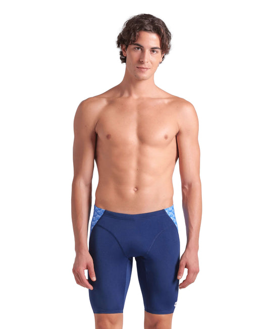 MEN'S ARENA MONOGRAM SWIM JAMMER NAVY-BLUE MUTLTI