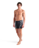 MEN'S ARENA POSEIDONIA SWIM MID JAMMER BLACK-WHITE