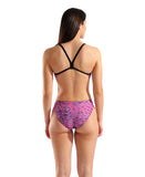 Arena Snakeskin Challenge Back Swimsuit – Pink