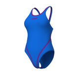 Hyperflow Tech Back Badedragt – Blå/Lilla
