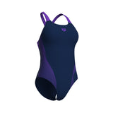 Arena Lily Badedragt Dame – Navy/Violet