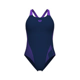 Arena Lily Badedragt Dame – Navy/Violet