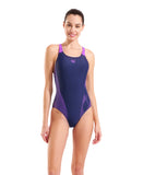Arena Lily Badedragt Dame – Navy/Violet