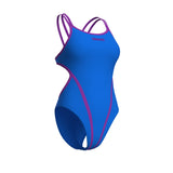 Hyperflow Double Cross Back Swimsuit – Blå/Lilla