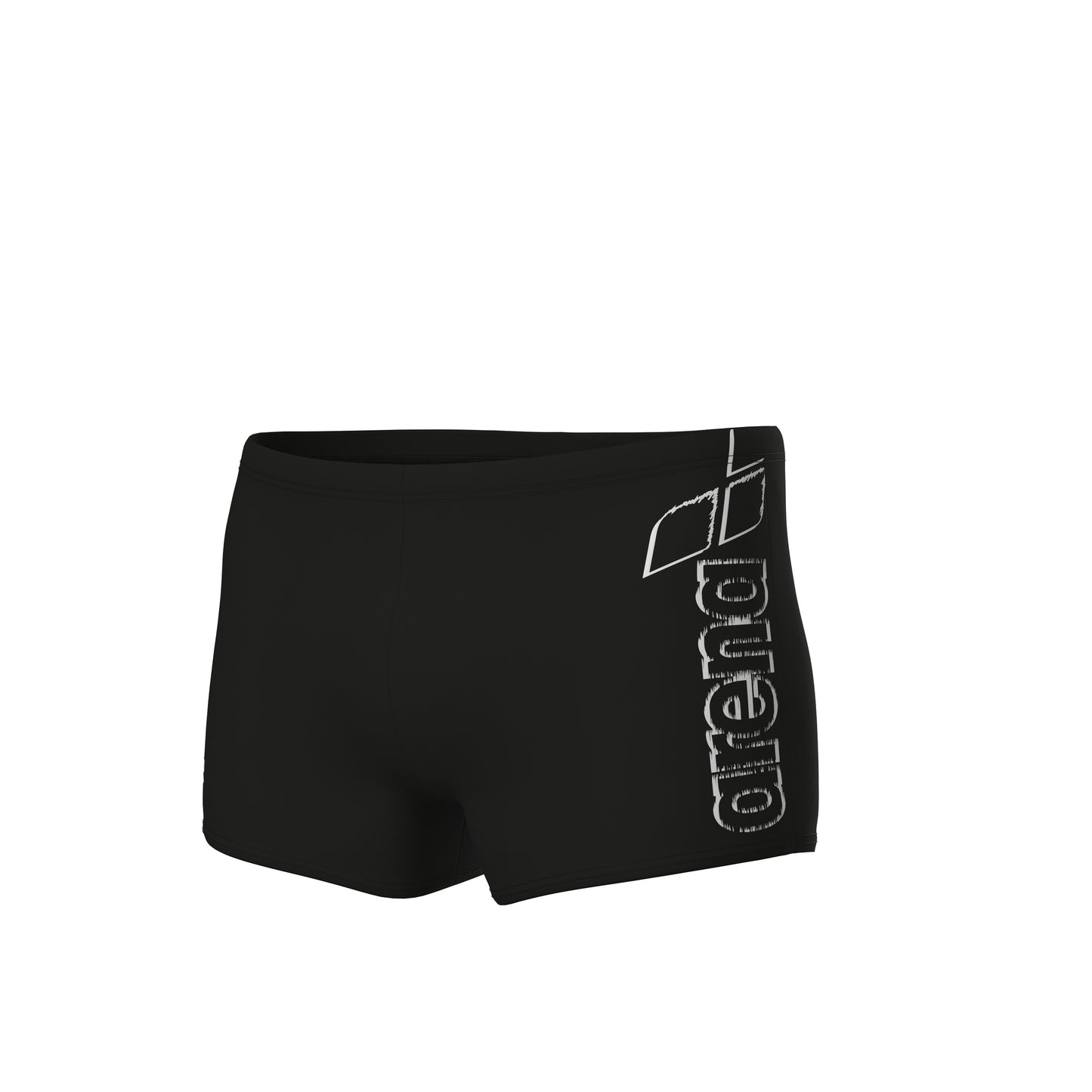 MEN'S ARENA SCRATCHY SWIM SHORT BLACK