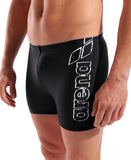 MEN'S ARENA SCRATCHY SWIM SHORT BLACK