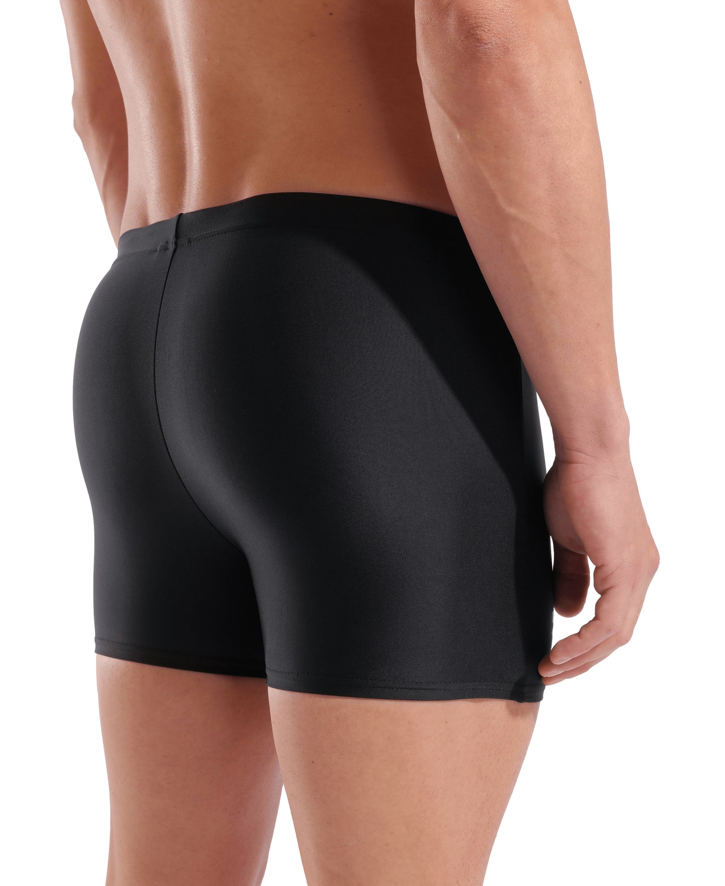 MEN'S ARENA SCRATCHY SWIM SHORT BLACK