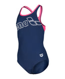 Arena Logo Badedragt Pige – Navy/Pink