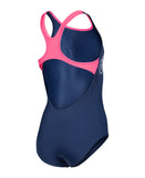Arena Logo Badedragt Pige – Navy/Pink