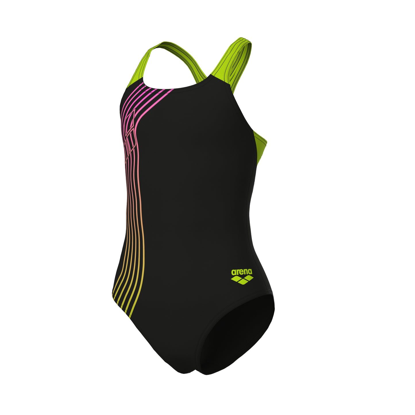 GIRL'S ARENA SOUND TRACK SWIMSUIT PRO BACK