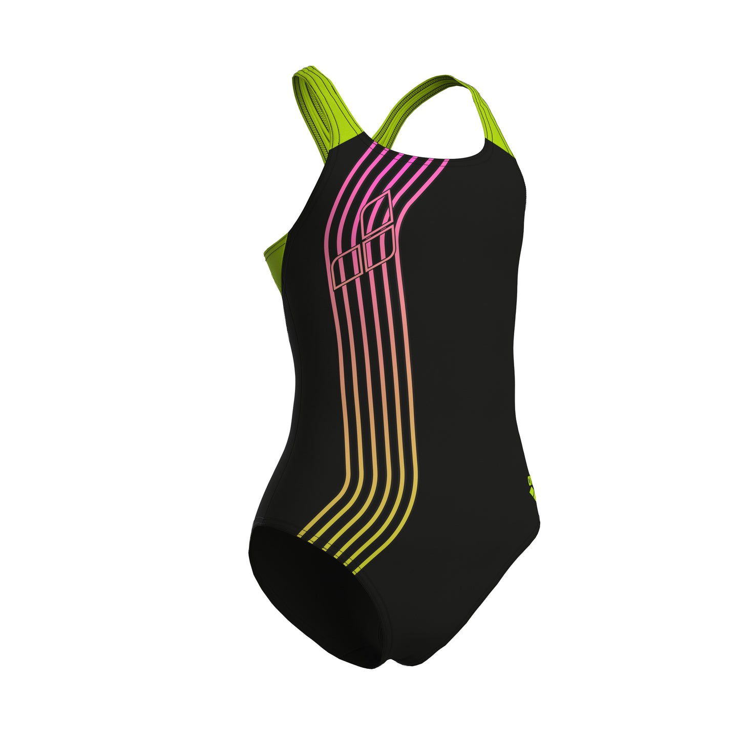 GIRL'S ARENA SOUND TRACK SWIMSUIT PRO BACK