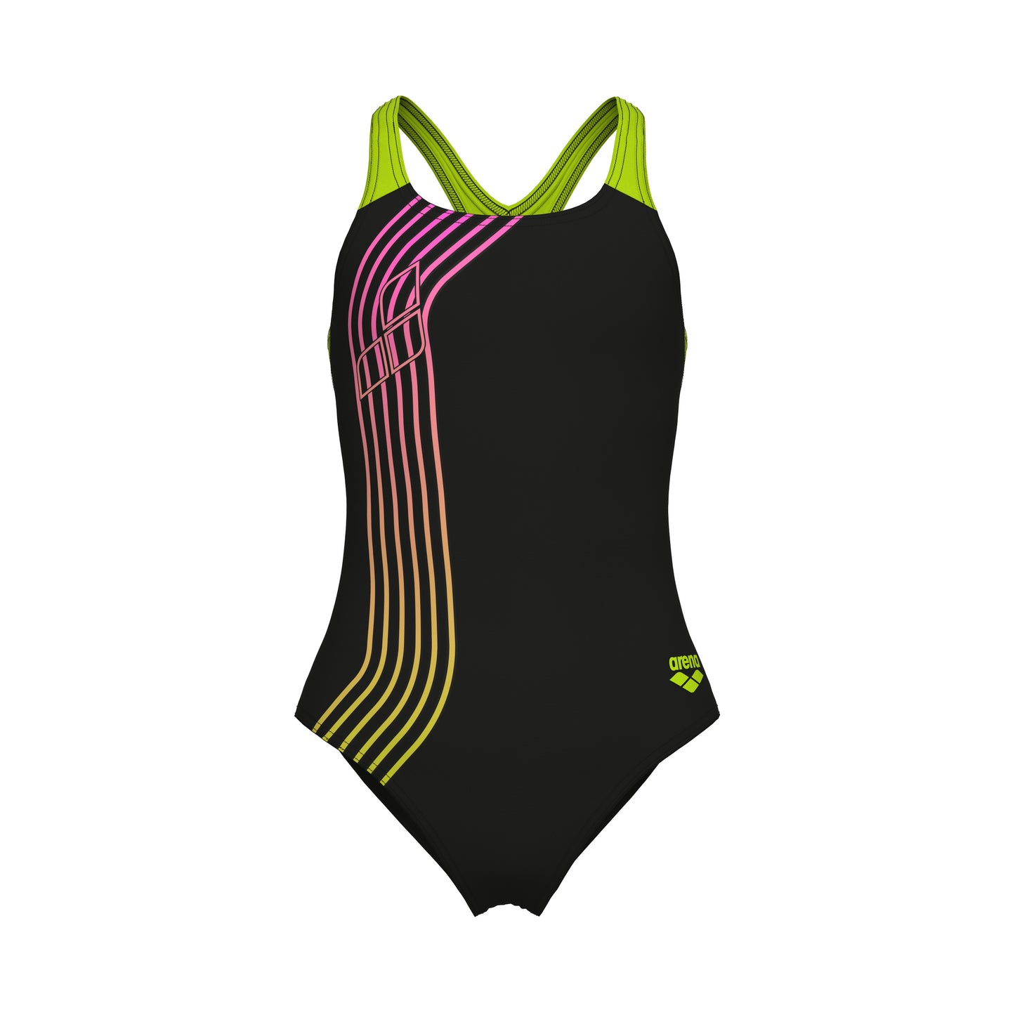 GIRL'S ARENA SOUND TRACK SWIMSUIT PRO BACK