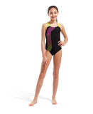 GIRL'S ARENA SOUND TRACK SWIMSUIT PRO BACK