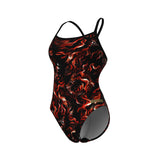 WOMEN'S ARENA GRAPHIC SWIMSUIT CHALLENGE BACK - INDOMITUS
